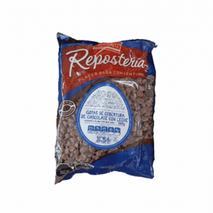 Gotas de cobertura de chocolate con leche 7000 500gr st moritz
