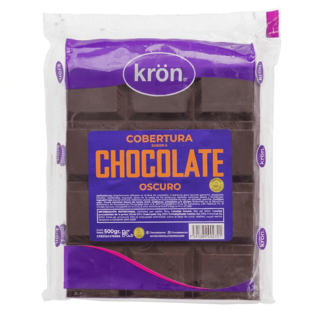 Tableta cobertura oscura 500 gr kron