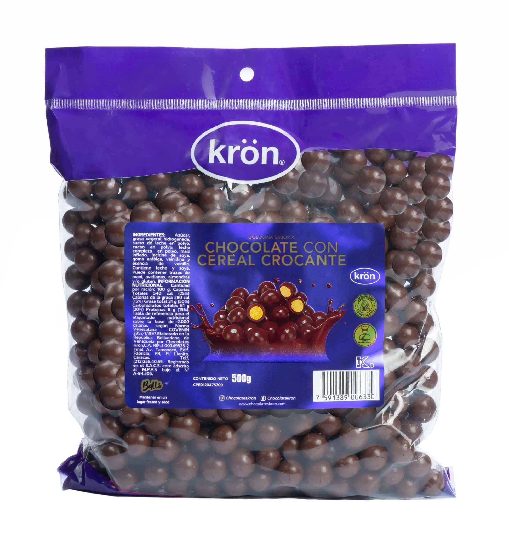 Bolas de chocolate con leche 500gr kron