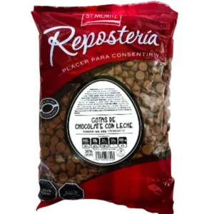 Gotas de chocolate leche 500gr 3500 st. moritz