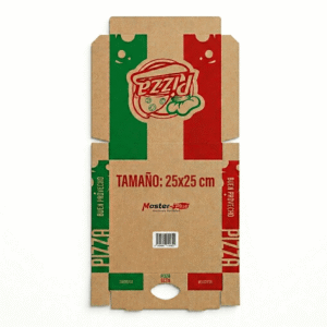 Caja Para Pizza Rustica Pequeña
