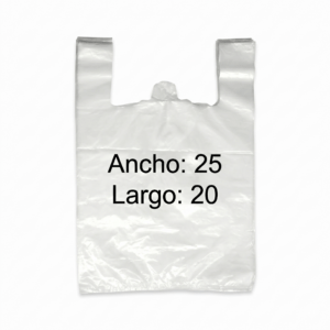 Bolsa 3kg c/as blanca 1*100