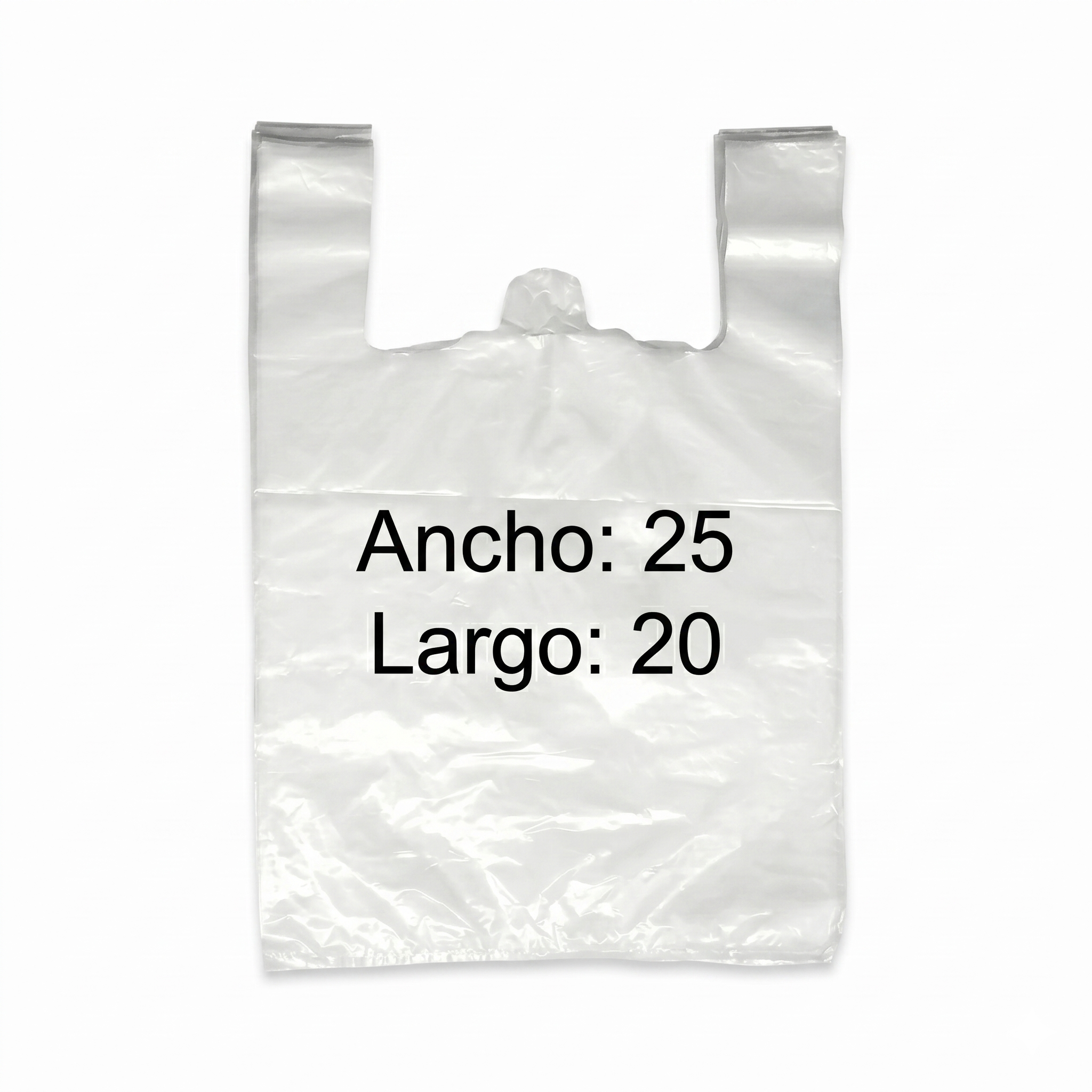 Bolsa 3kg c/as blanca 1*100