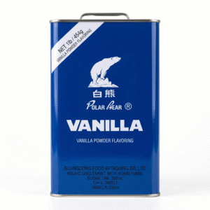 Lata de vainilla en polvo 454gr polar bear