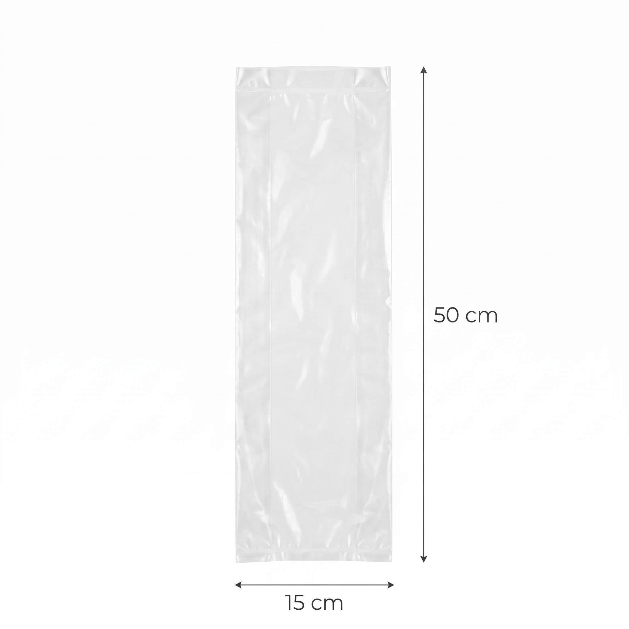 Bolsa Hielo Transparente 15*50