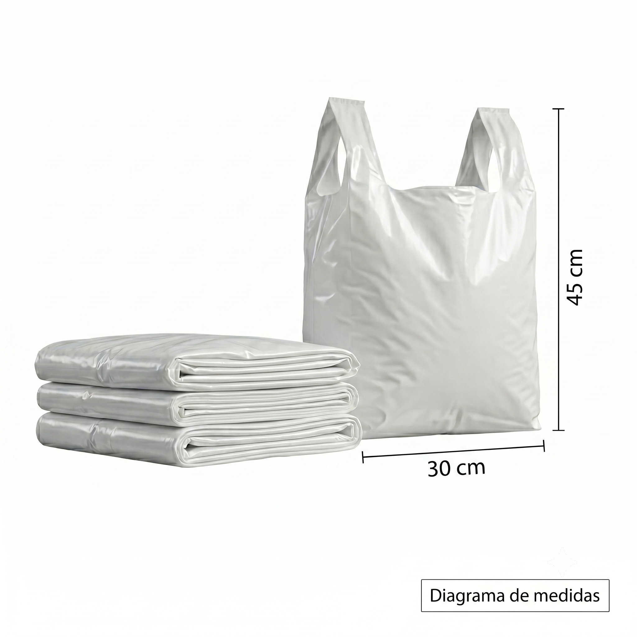 Bolsa 25Kg Normal Blanca