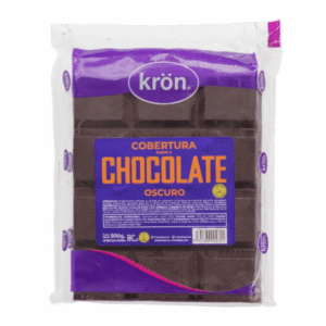 Tableta cobertura de chocolate oscuro 1 kilo kron