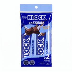 Block tableta chocolate de leche 2 pack 28g kron