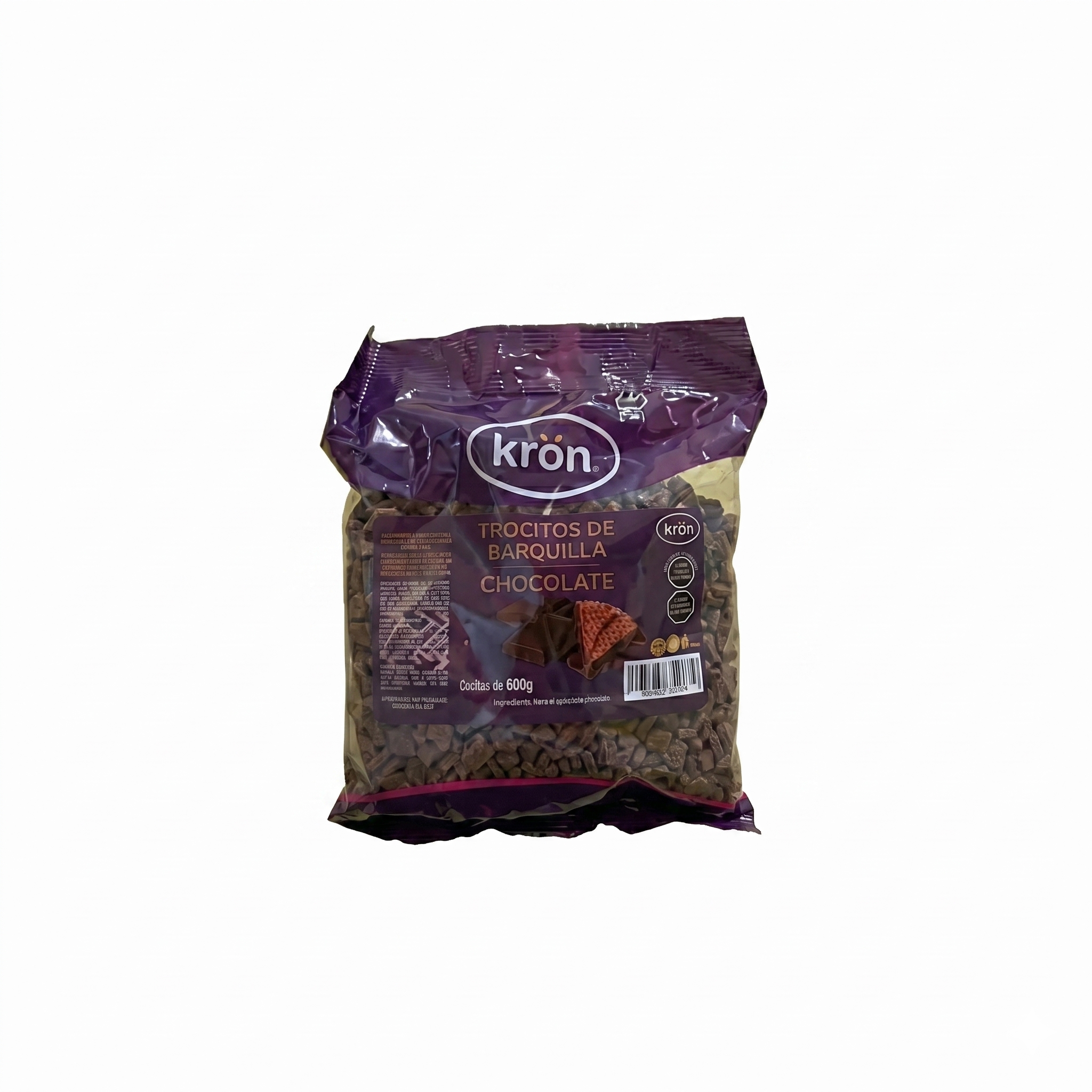 Trocitos De Barquilla Con Cubierta De Chocolate Kron