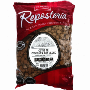 Gotas cobertura de chocolate con leche 3500 500gr st moritz