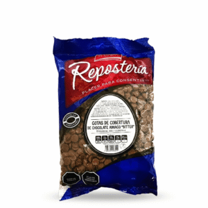 Gotas de cobertura chocolate amargo oscuro 3500 200gr