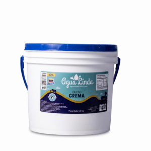 Queso crema  galon 4.5 kg agua santa