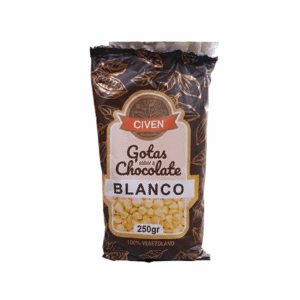 Gotas cobertura chocolate blanco civen