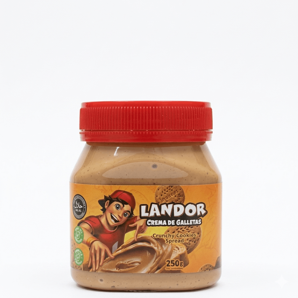 Crema De Galleta Para Untar Landor 250Gr