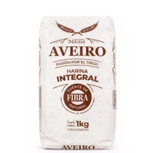 Harina de trigo integral 1kg aveiro