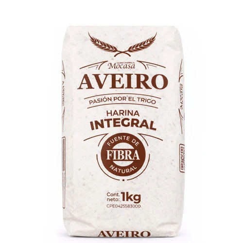 Harina de trigo integral 1kg aveiro