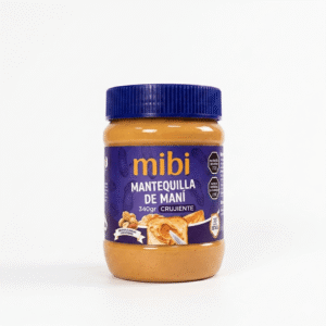 Mantequilla de mani crunchy mibi 340gr