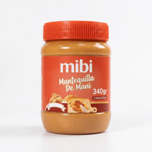 Mantequilla de mani crema 340gr mibi