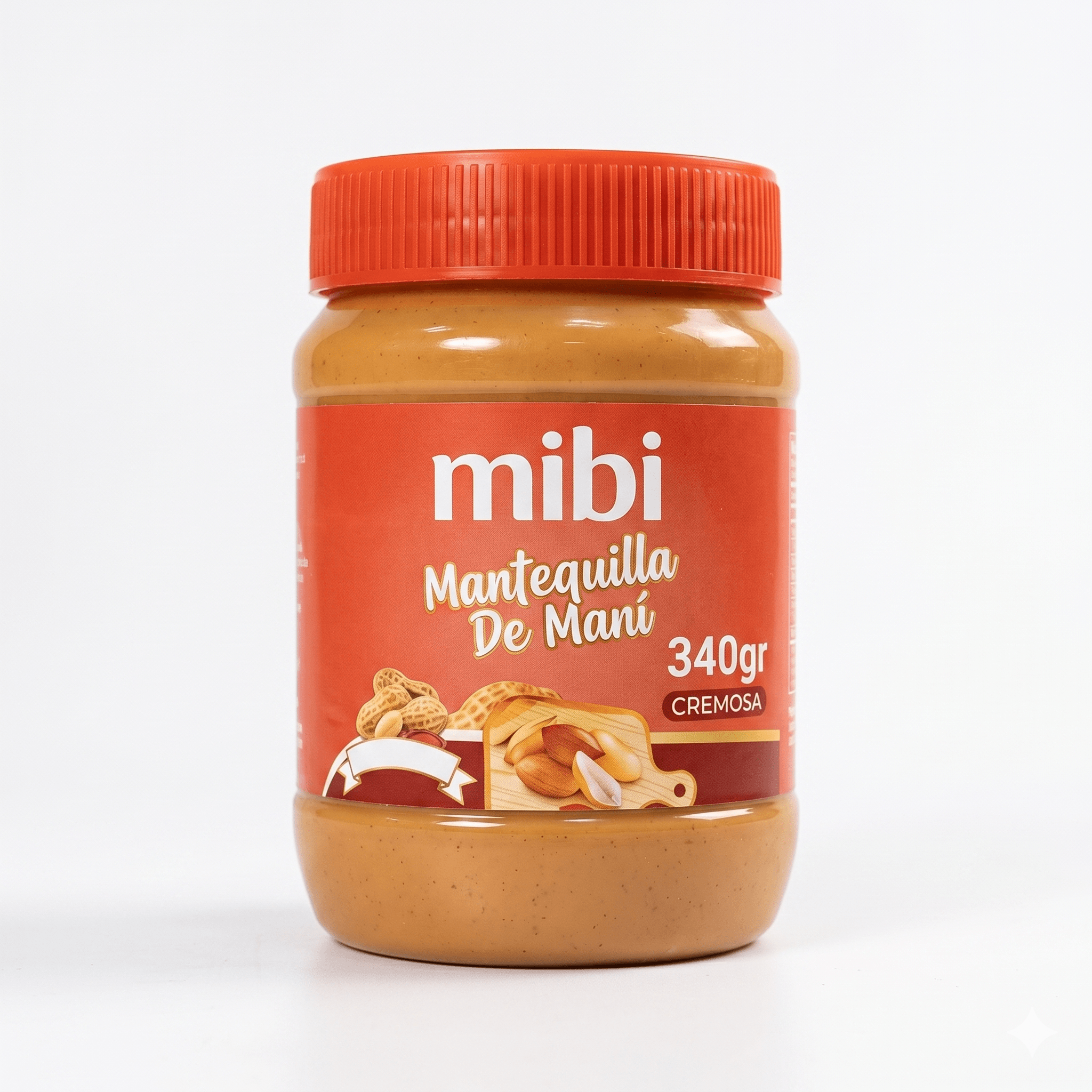 Mantequilla de mani crema 340gr mibi