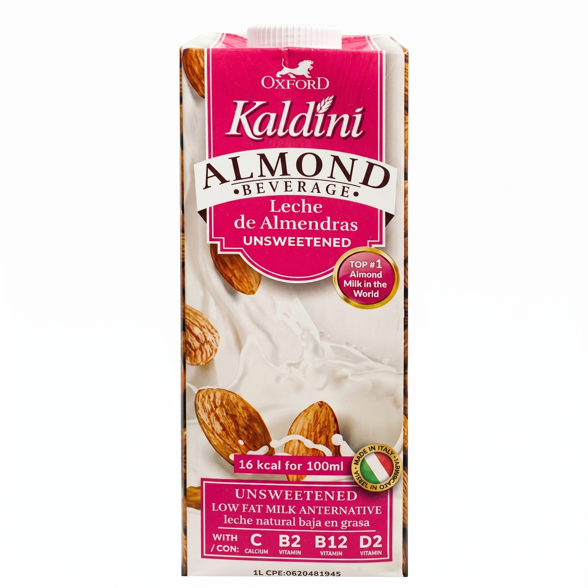 Leche De Almendra Sin Azucar Kaldini