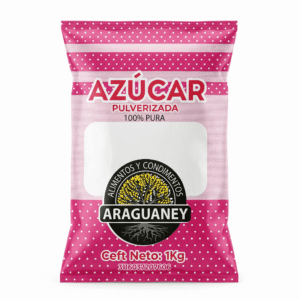 Azucar pulverizada 100% pura araguaney 1kilo