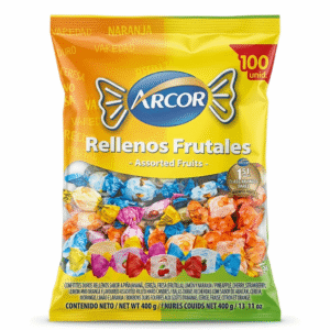 Bolsa de 100 caramelos frutales