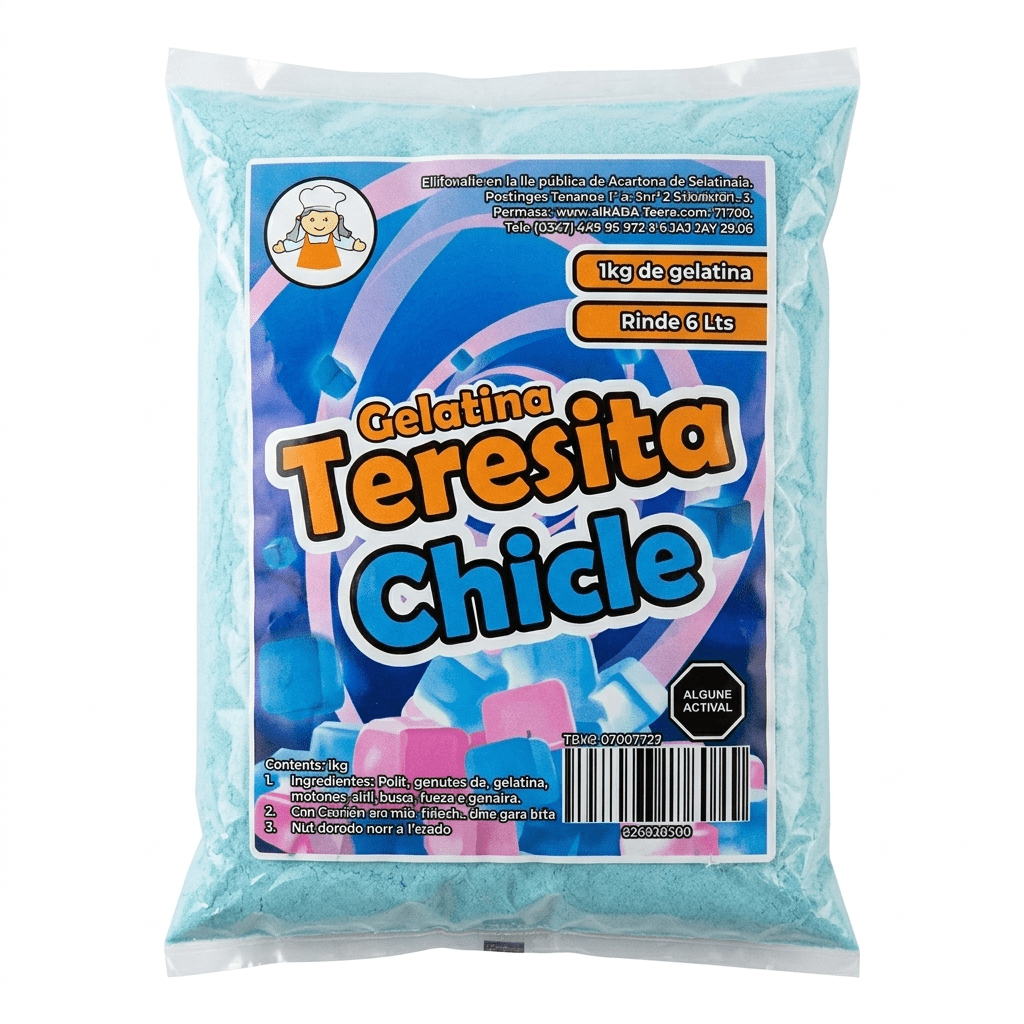 Gelatina Chicle Teresita
