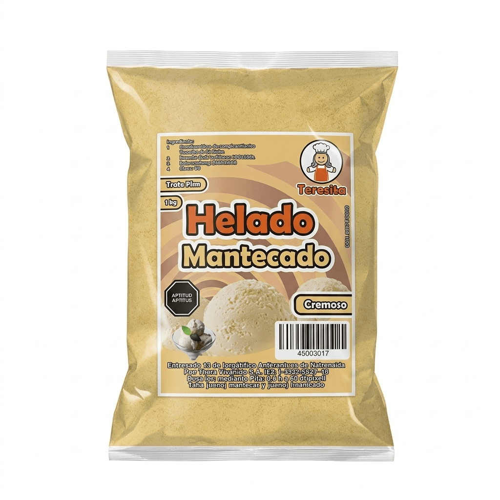 Helado Cremoso Mantecado Teresita