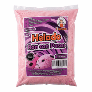 Helado Cremoso Ron Pasas Teresita
