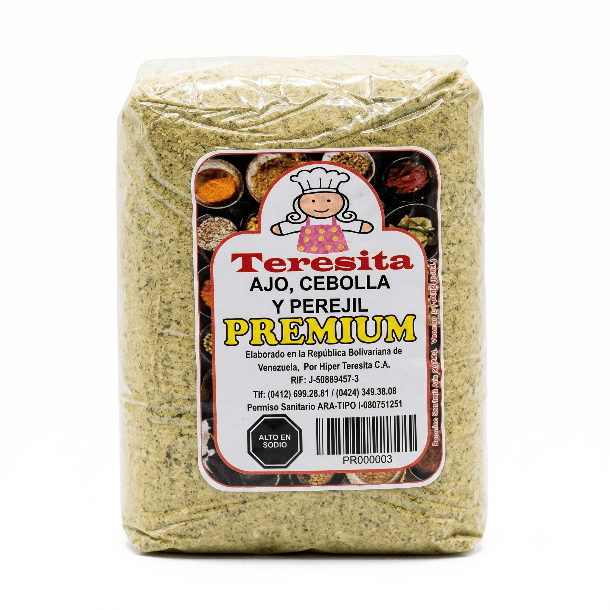 Ajo Cebolla, Perejil Premium Teresita