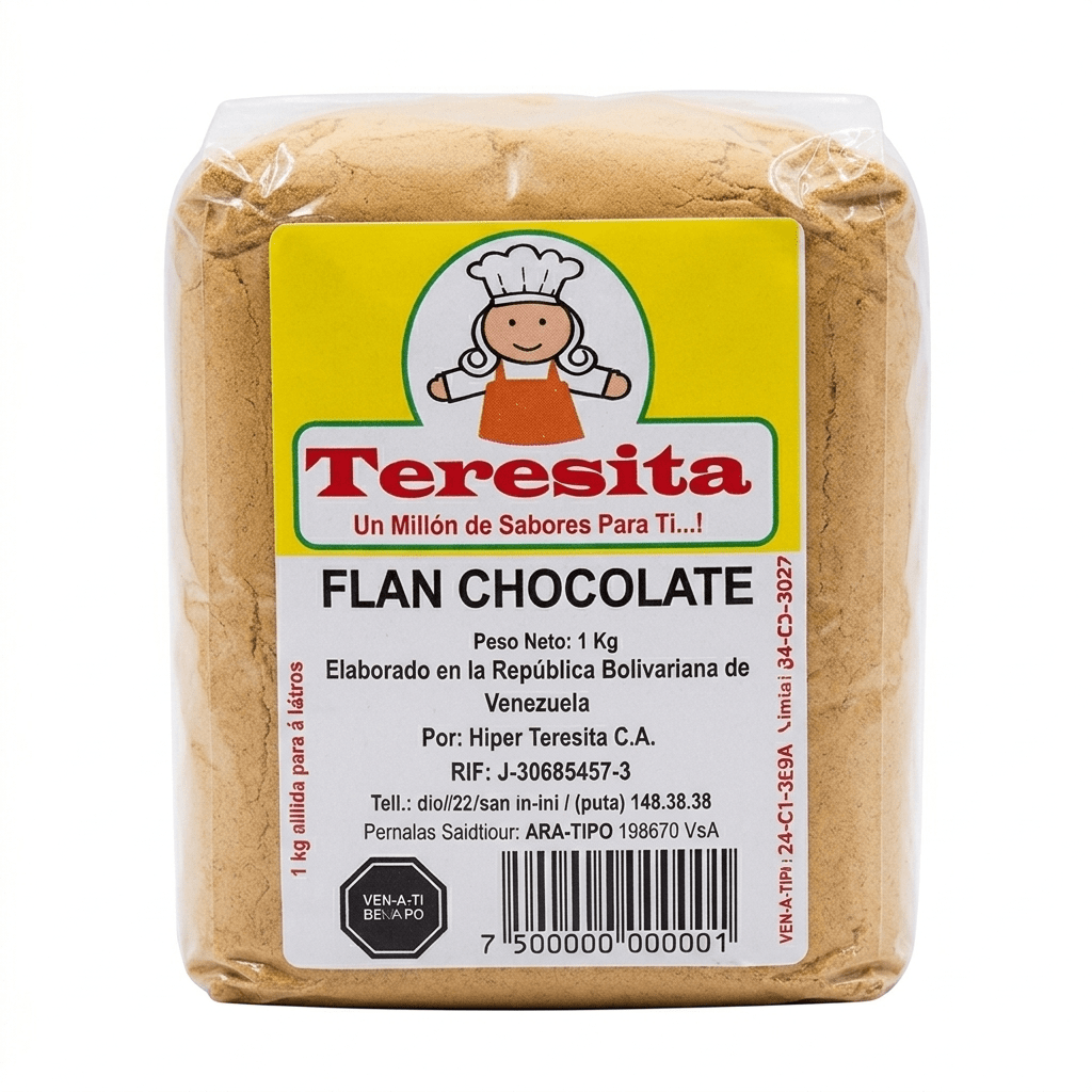 Flan chocolate 1kilo teresita