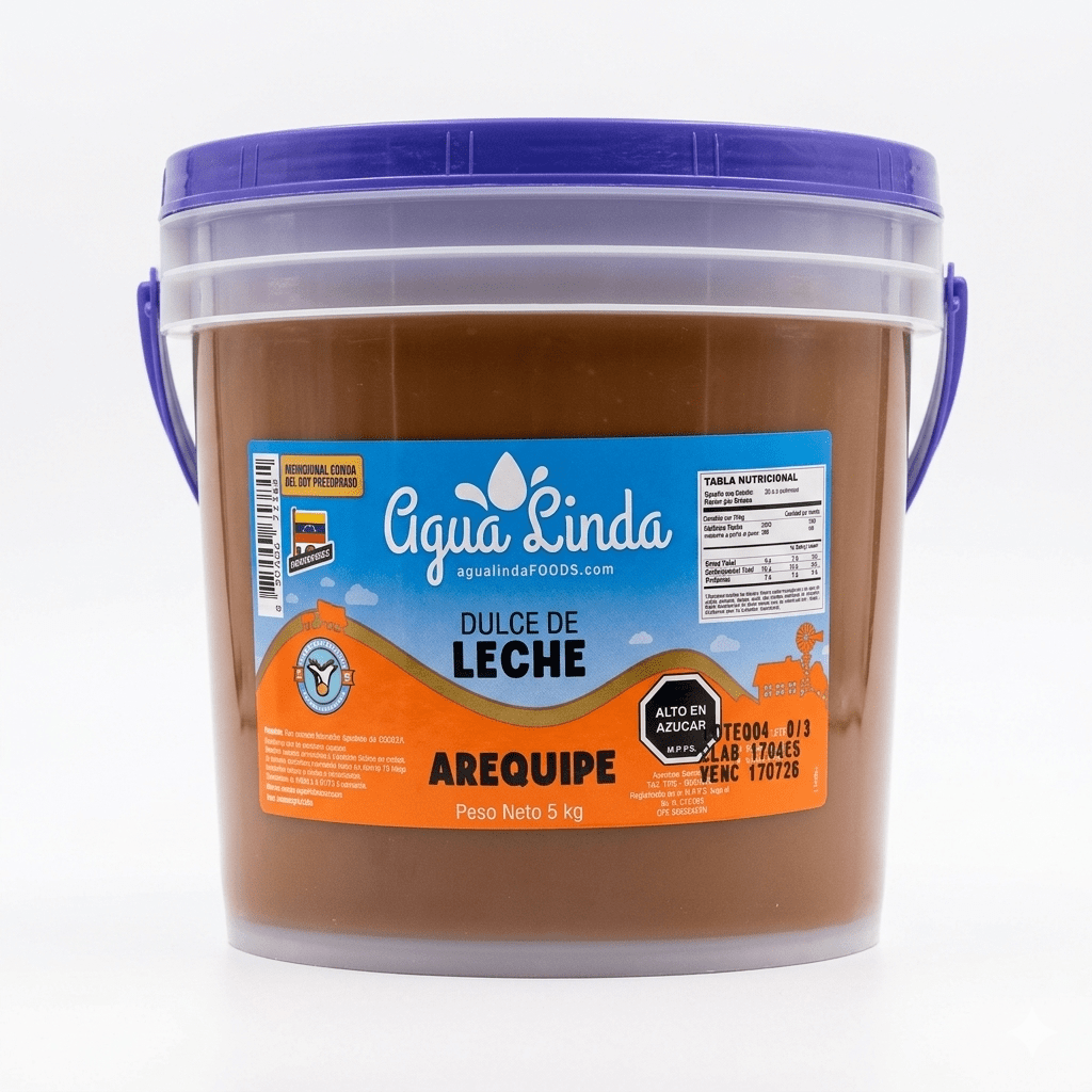Arequipe dulce de leche agua linda