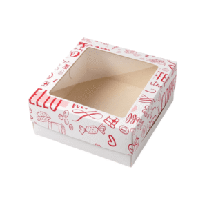 Caja torta c/visor