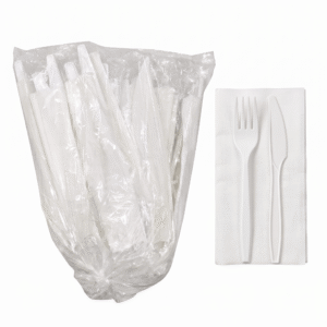 Kit cubiertos *2 blancos *10
