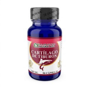 Cartilago De Tiburon X 50Caps Corp. Natural Del Centro