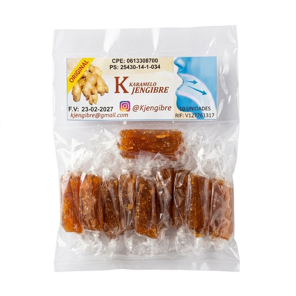 Caramelo De Jengibre