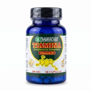 Tiamina Vitamina B1 500Mg X 50Caps Alimentos Natural Alfa